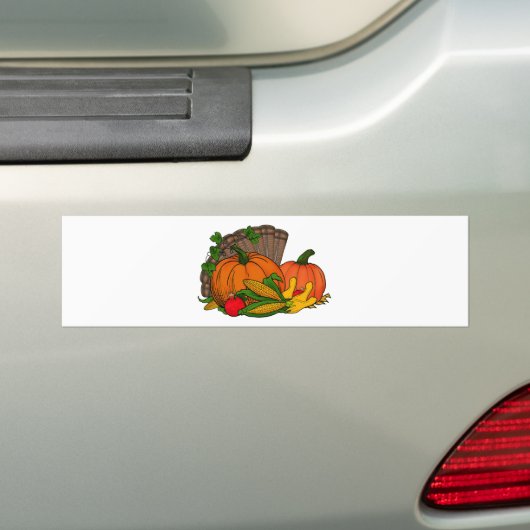 Herfst Harvest Bumpersticker (Op auto)