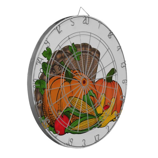 Herfst Harvest Dartbord (Voorkant Links)
