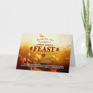 Herfst Harvest Feest Groeten Kaart