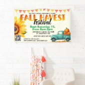 Herfst Harvest Festival qr code Spandoek (Insitu)