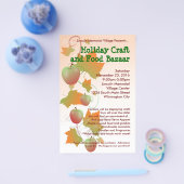 herfst Harvest Holiday Craft Bazaar Small Flyer (Enkel)