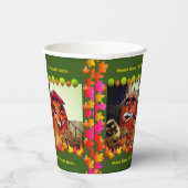 Herfst Harvest Papieren Bekers (Rechts)
