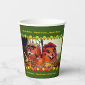 Herfst Harvest Papieren Bekers (Voorkant)