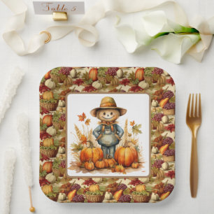 Herfst Harvest Papieren Bordje