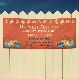 Herfst Harvest Pumpkin Festival Event Banner