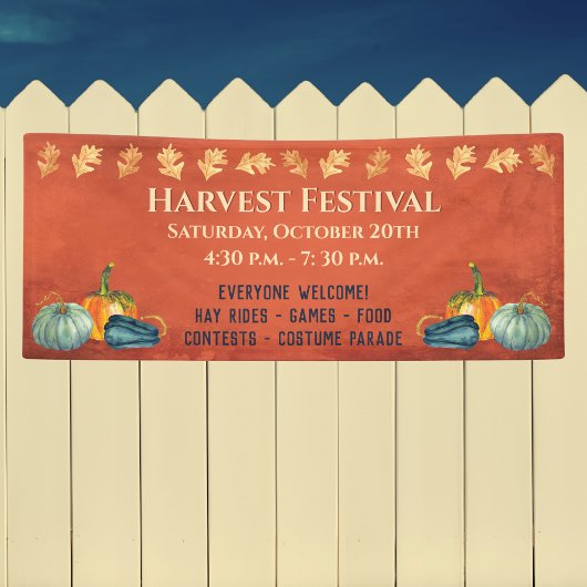 Herfst Harvest Pumpkin Festival Event Banner