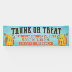 Herfst Harvest Pumpkin Trunk of Treat Event Spandoek