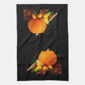 Herfst Harvest Pumpkins and Gourds Kitchen Towel Theedoek (Verticaal)