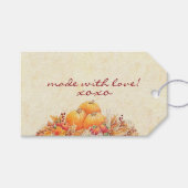 Herfst Harvest Pumpkins Cadeaulabel (Voorkant (Horizontaal))
