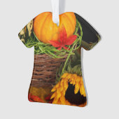 Herfst Harvest Sunflower Ornament (voorkant)