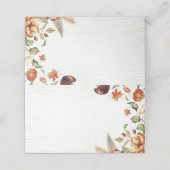 Herfst Harvest Treasures bruiloft (Buitenkant ongevouwen)