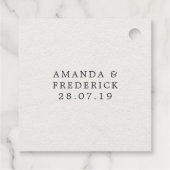 Herfst heiligdom Boheemse bruiloft Bedankjes Labels (Achterkant)