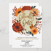 Herfst Herfst Adoption Celebration Uitnodiging (Voorkant / Achterkant)