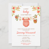 Herfst Herfst Apple Kleding Line Baby shower Kaart (Voorkant)