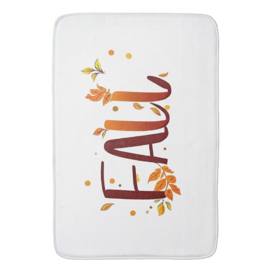 Herfst/herfst/bladeren Badmat (Voorkant Verticaal)