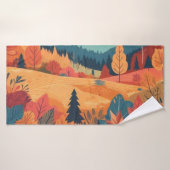 Herfst/Herfst/bladeren/kleurrijk Badhanddoek (Badhanddoek)