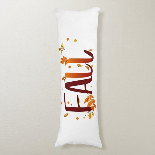 Herfst/herfst/bladeren Lichaamskussen (Voorkant Verticaal)