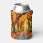 Herfst/Herfst/Bladeren/natuur Blikjeskoeler (Blikje Voorkant)