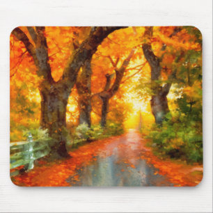 Herfst/Herfst/Bladeren/natuur Muismat