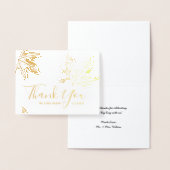 Herfst herfst bladeren | Rustieke bruiloft dank u  Folie Kaarten (Display)