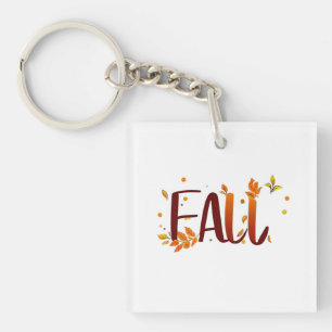 Herfst/herfst/bladeren Sleutelhanger