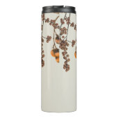 herfst Herfst bladeren verlaat aangepaste tekst Thermosbeker (Achterkant)