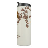 herfst Herfst bladeren verlaat aangepaste tekst Thermosbeker (Geroteerd rechts)