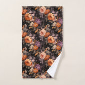 Herfst Herfst Bloemen Bad Handdoek (Handdoek)