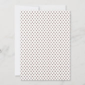 Herfst Herfst Bloemen Boho Bruids Tea Party Uitnod Kaart (Achterkant)