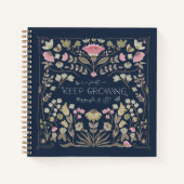 Herfst Herfst Bloemen Folk Journal Notitieboek (Voorkant)