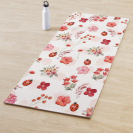 Herfst/Herfst Bloemenpatroon Yoga Mat