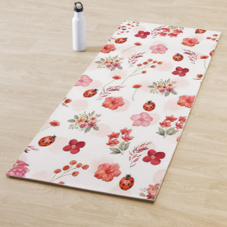 Herfst/Herfst Bloemenpatroon Yoga Mat