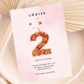 Herfst Herfst Bloementuin 2e Verjaardag Esthetisch Kaart