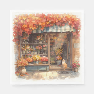 Herfst Herfst Bloemist Shop Servet