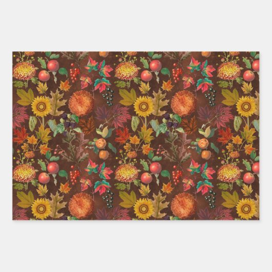 Herfst Herfst Botanicals Inpakpapier Vel (Voorkant)