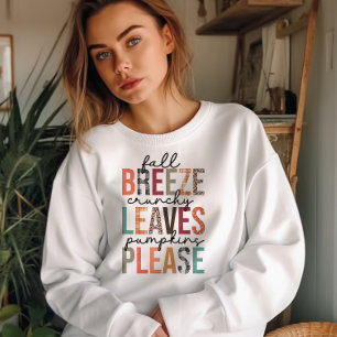 HERFST HERFST BRIES KNAPPERIGE BLADEREN POMPOENEN  TRUI