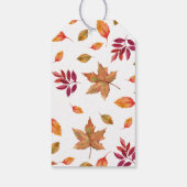 Herfst herfst bruiloft gunst geschenk Label botani Cadeaulabel (Achterkant)