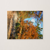 Herfst herfst Christelijke Bijbelversie van de Bij Legpuzzel (Horizontaal)
