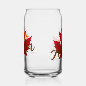 Herfst herfst druiven bladeren Drinkware Set Blikvorm Glas (Links)