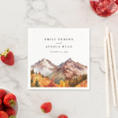 Herfst herfst elegante bruiloft servet (Insitu)