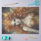 Herfst Herfst Fairy Decoupage papier (Craft)