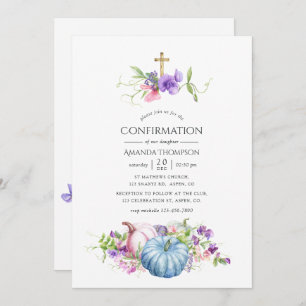 Herfst - Herfst - Floral Bevestiging Kaart