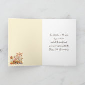 Herfst Herfst Foliage 50e Gouden Jubileum Kaart (Binnen)