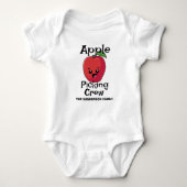 Herfst herfst gelijkend familie Apple Pick Crew Romper (Voorkant)