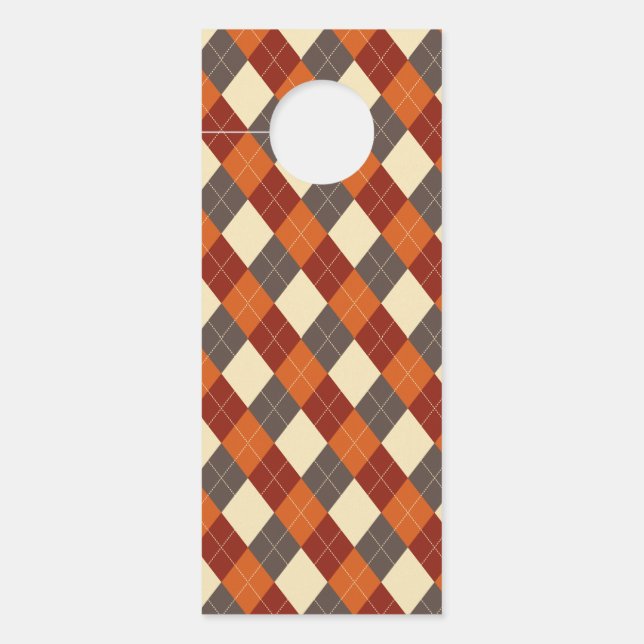 Herfst/Herfst Gingham patroon (Voorkant)