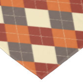 Herfst/Herfst Gingham patroon Tafelkleed (Gekanteld)