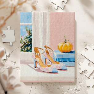 Herfst Herfst Glam Hoge Hakken Mode Legpuzzel