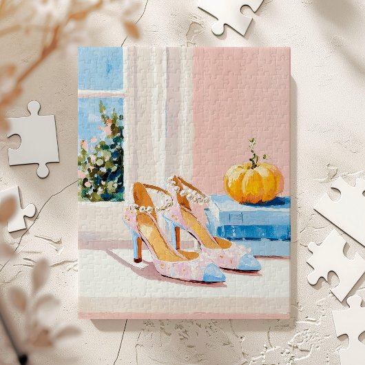 Herfst Herfst Glam Hoge Hakken Mode Legpuzzel