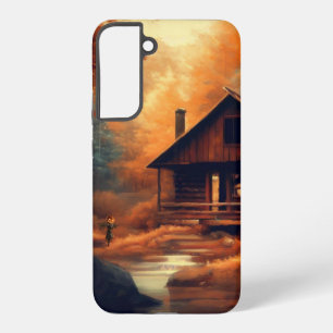 Herfst/Herfst/Halloween/rustiek schilderen Samsung Galaxy Hoesje