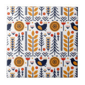 herfst herfst herfstkunstpatroon tegeltje (Voorkant)